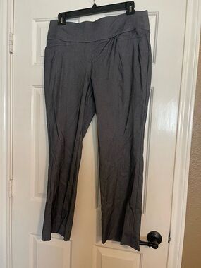 Nine West Charcoal Pull-On Dress Trousers